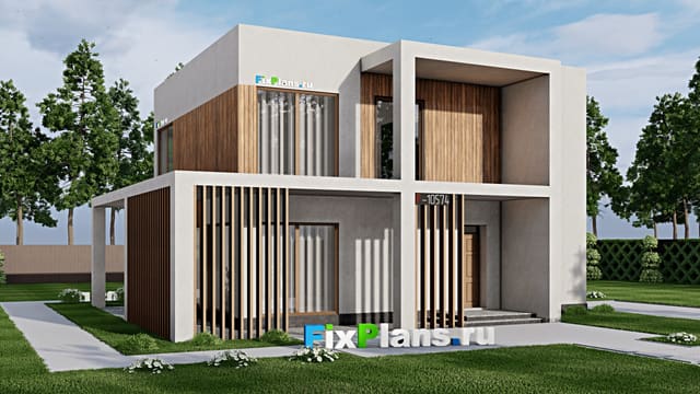 Двухэтажный дом F-10574